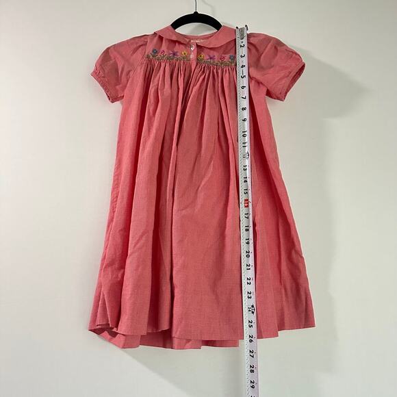 VINTAGE STRASBURG 2 Year Girl Cottagecore Floral Puff Sleeve Button Down Dress - Picture 8 of 11